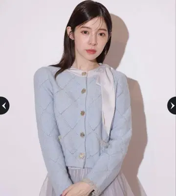 Rirandture MARIEBELLE 리본 니트 재킷