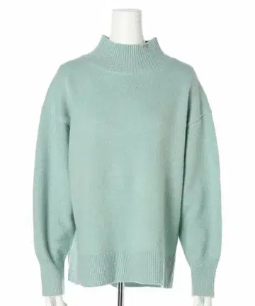 새상품 JUSGLITTY 울 캐시미어 하이넥 니트