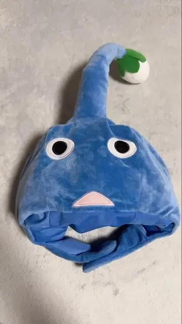 파랑 피크민 모자