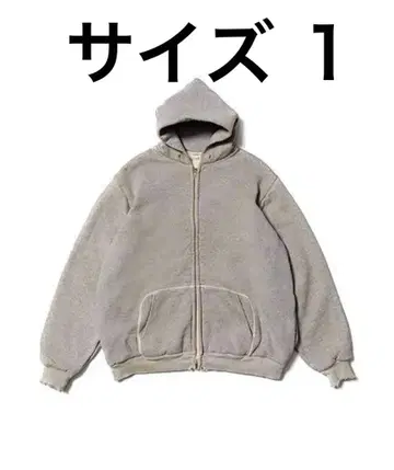 A.PRESSE Vintage Zip Sweat Hoodie