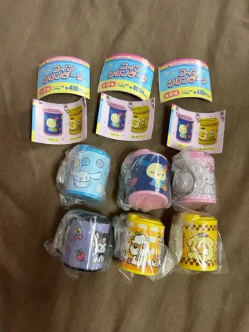 산리오 코인 실린더 2종 전 6개 세트