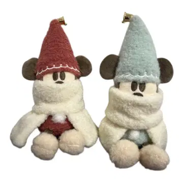 리루린린 인형 배지 2개 세트 크리스마스 택 포함 새상품 2025년