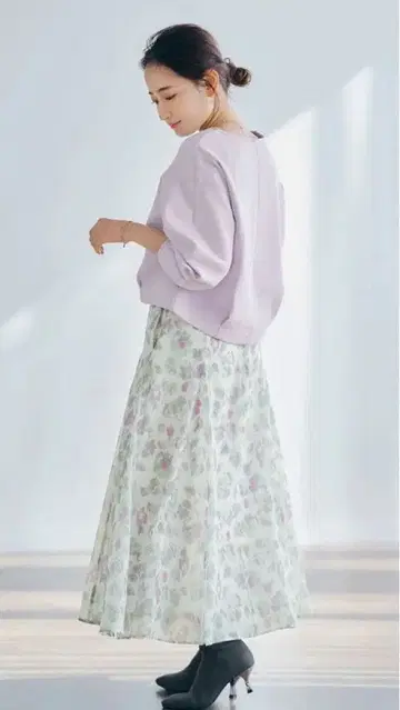 워터 플라워 스커트 XS short