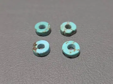 Larry smith 터콰이즈 비즈 4개 세트