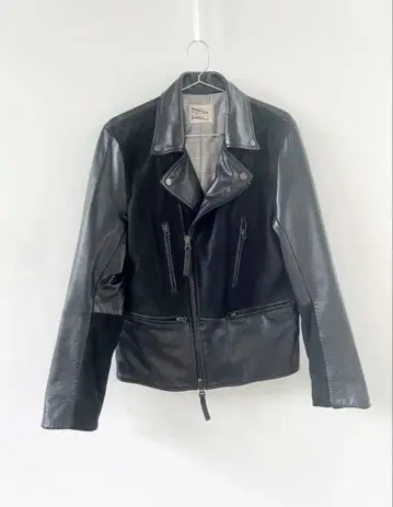 [새상품급] DUFFER 더블 라이더 자켓 블랙