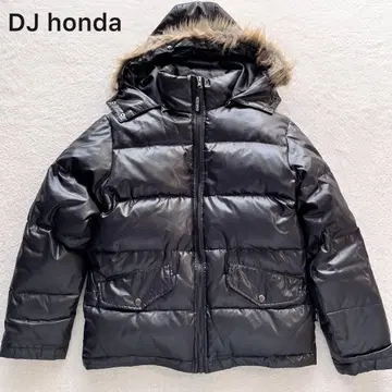 DJ honda 다운 자켓 아우터 퍼 후드 3way