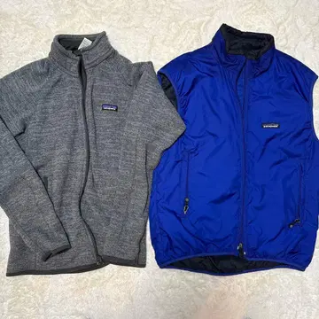 patagonia 플리스 자켓 & 다운 베스트 2세트