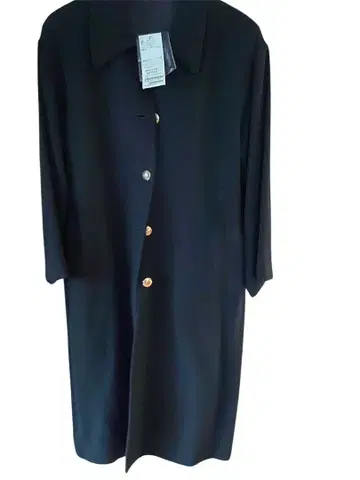 울 100% 블랙 롱 코트 M 사이즈