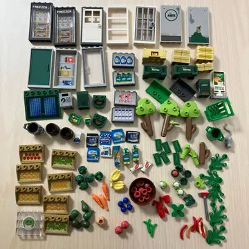 레고 농부 수확 채소 과일 쇼핑 슈퍼마켓 소꿉놀이 묶음 판매