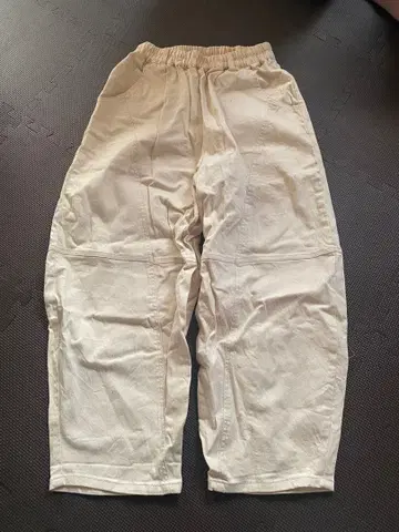 WILD 화이트 와이드 팬츠 M 사이즈