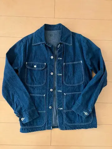 커버올 40s~60s 데님 자켓 (착용 사진 있음)