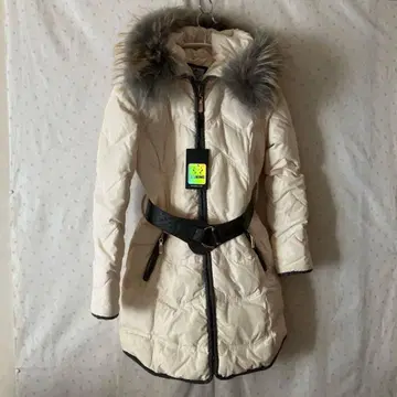 새상품 GREAT KING 여성용 퍼 포함 아이보리 다운 자켓