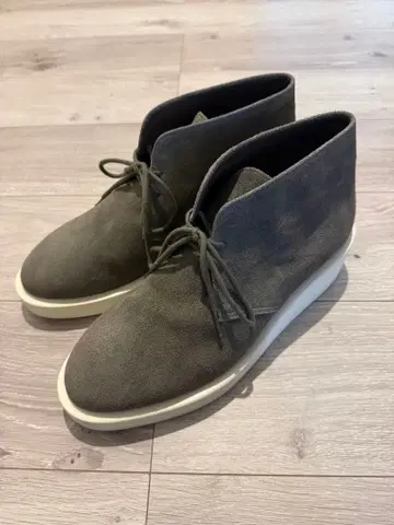 LAD MUSICIAN 웨지솔 스웨이드 디저트 부츠 남성용 44