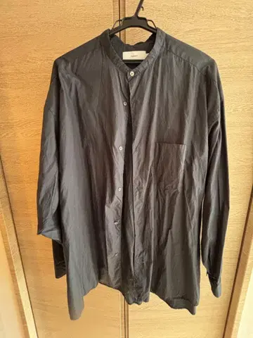 Graphpaper 블랙 버튼 셔츠