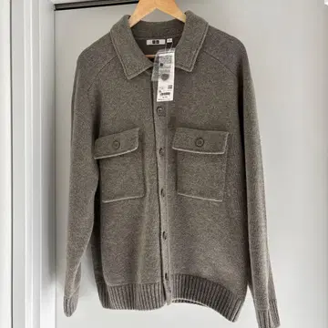 유니클로 U 라무 니트 자켓 미사용 새상품