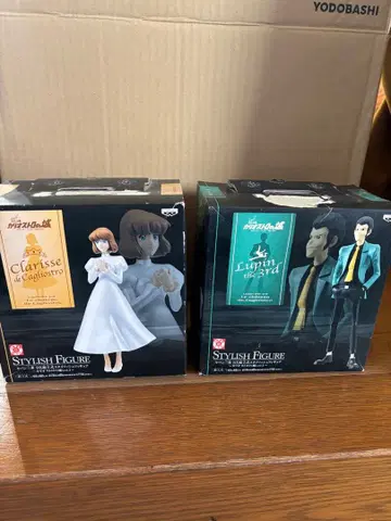 클라리스 드 카리오스트로 & 루팡 3세 피규어 2체 세트