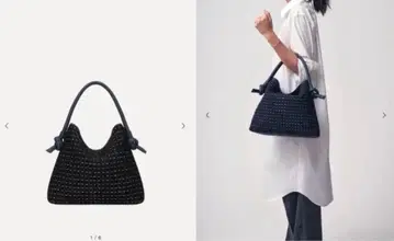 VASIC (바직) Coty mini 트위드 토트 백