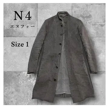 새상품급 [N4] 에누포어 헤비 저지 코트 Size S 일본제