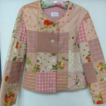 WONDERFUL WORLD 패치워크 퀼팅 자켓 새상품급