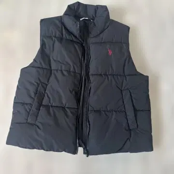 U.S. POLO ASSN. 블랙 다운 베스트 F 사이즈