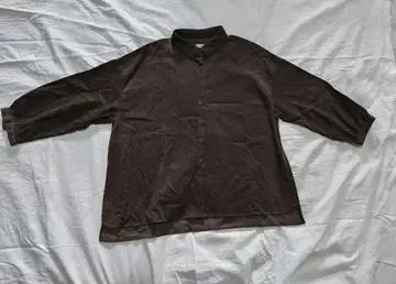 [ TANDEY ] 휴일과 시 코듀로이 브라운 셔츠