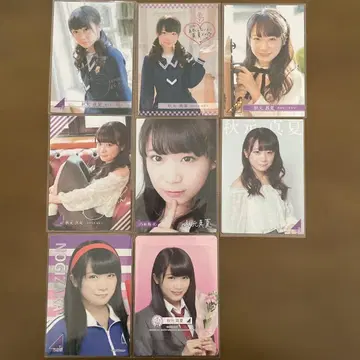 아키모토 마나츠 트레이딩 카드 8장