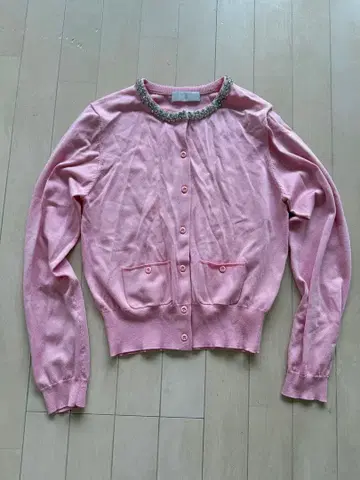 CELFORD 비즈 자수 가디건