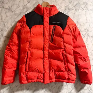 mont-bell 몽벨 윈드스토퍼 다운 자켓 오렌지 S