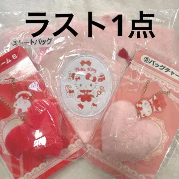 산리오 복권 복권 헬로 키티 토트백 백참 3개