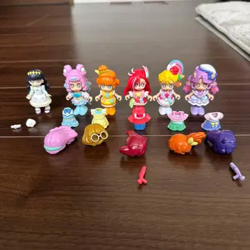 프리큐어 가동식 피규어 세트 6체