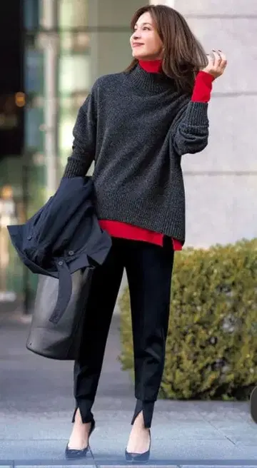 앙피로 속기모 조그 팬츠 블랙 XL