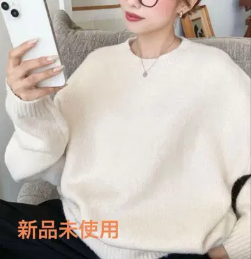 워셔블 니트 스웨터 M