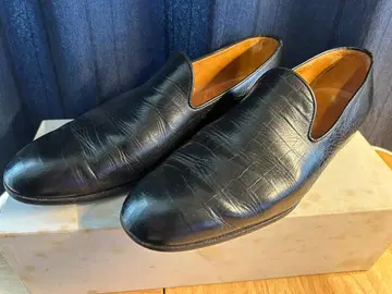 [ The Letter ] 악어 무늬 가죽 슬립온