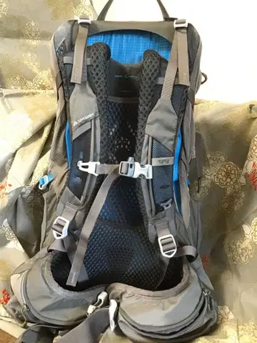 S 사이즈 그레이 백팩