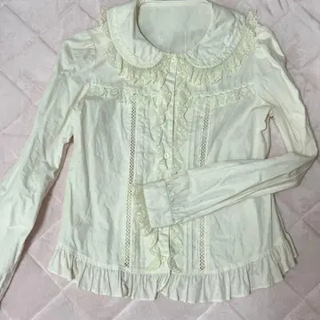 Angelic Pretty 블라우스 화이트 아이보리