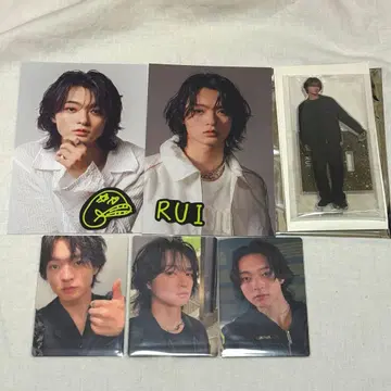 라스피 RUI 루이 트레이딩 카드 아크릴 스탠드 굿즈 세트