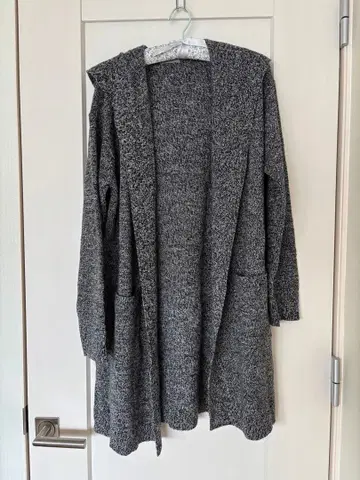 띠어리 럭스 후드 롱 가디건