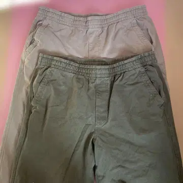 UNIQLO 441100 저지 릴랙스 앵클 팬츠 XL 2장
