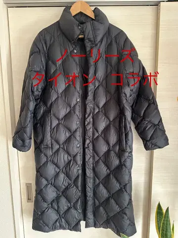 TAION/노리즈 별주 다이아 퀼트 롱 다운