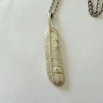 페더 목걸이 실버