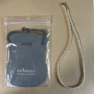 journal standard relume 펄 목걸이 40cm
