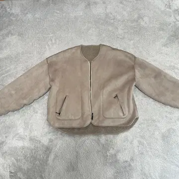 ZARA 베이지 리버서블 집업 자켓