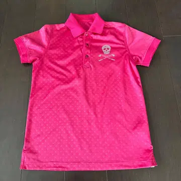 MARK&LONA 스컬 피케 셔츠 핑크