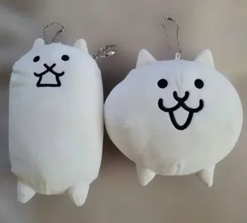 냥코 대전쟁 봉제 인형 척 포함 파우치 2개 세트