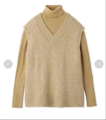 Mila Owen 터틀 니트 레이어드 베스트 SET