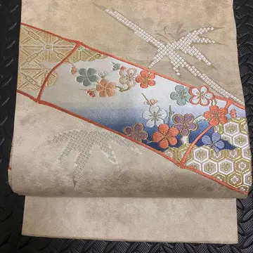 고급 순수 실크 나고야 오비 기모노 포멀 예복 11-4