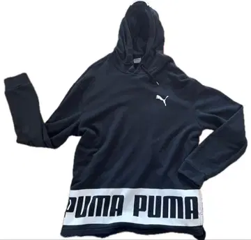 PUMA 후드 부착 후드티 XL 블랙