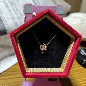 Samantha Tiara 목걸이 달과 별 모티브