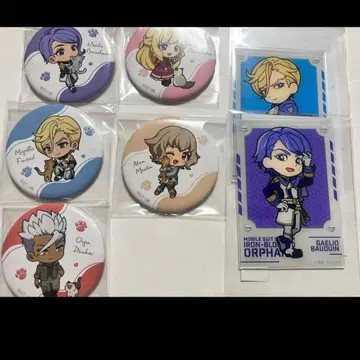 철혈의 오펀스 아크릴 카드 캔뱃지 세트