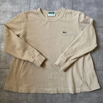 라코스테 긴팔 티셔츠 베이지